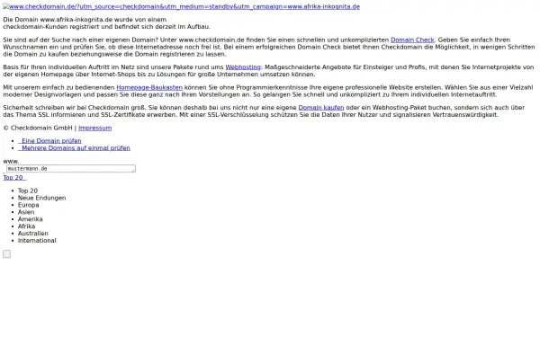 www.afrika-inkognita.de
