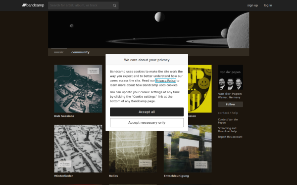 vanderpapen.bandcamp.com