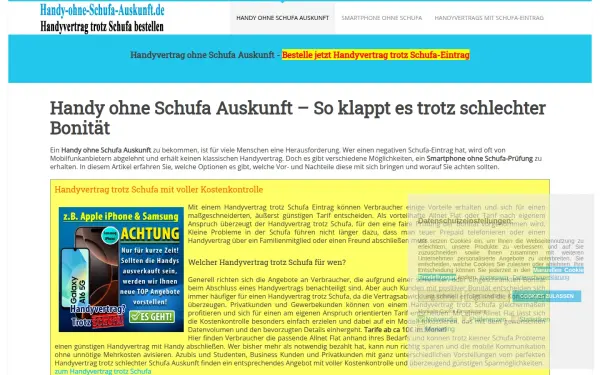 www.handy-ohne-schufa-auskunft.de