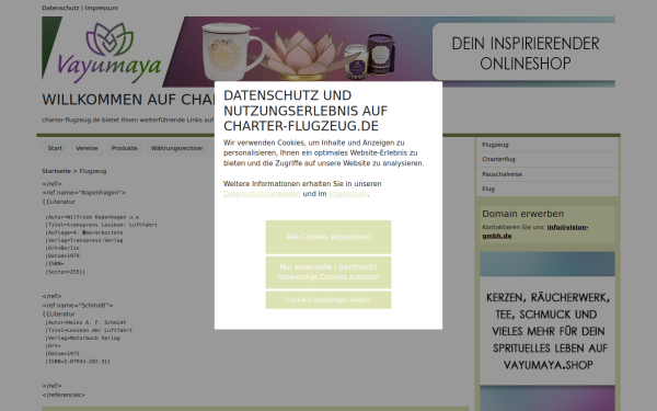 www.charter-flugzeug.de