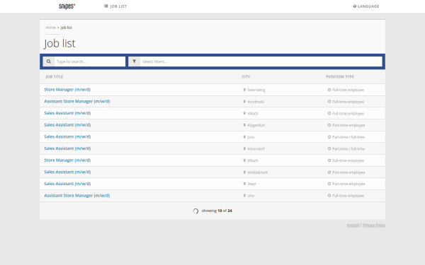 snipes-austria.onlyfy.jobs