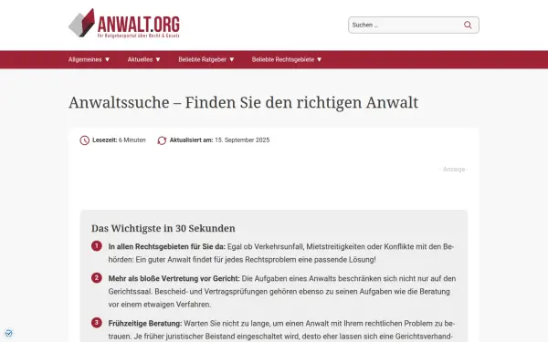 www.anwalt.org