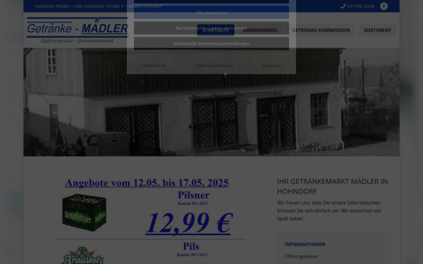 www.getraenke-maedler.de