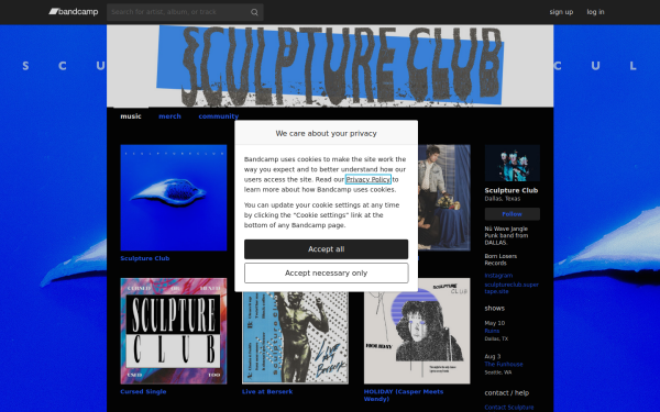 sculptureclub.bandcamp.com