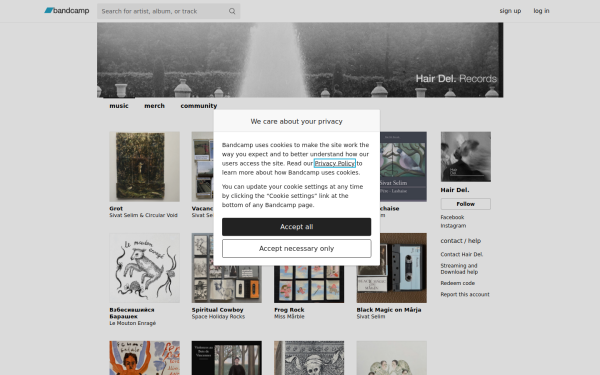 hairdel.bandcamp.com