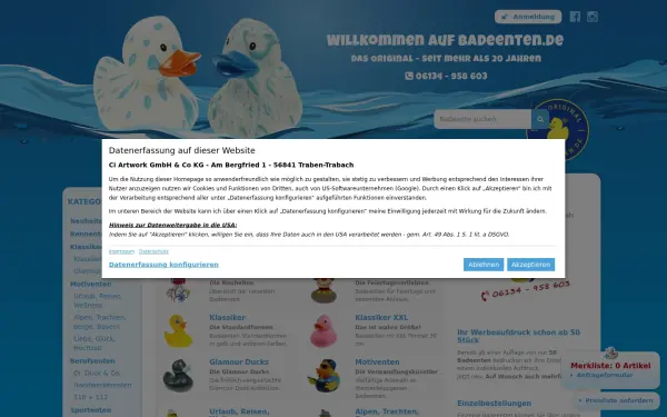 www.badeenten.de