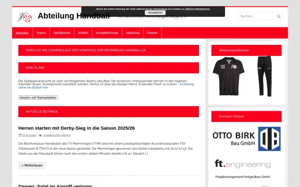 handball.tv-memmingen.de