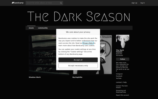 thedarkseason.bandcamp.com
