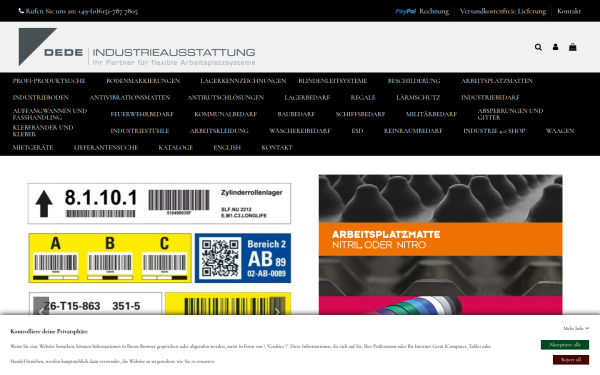 www.dede-industrieausstattung.de
