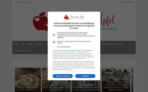 www.zuckersuesseaepfel.de