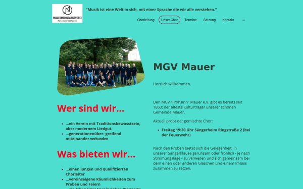 www.mgv-frohsinn-mauer.de