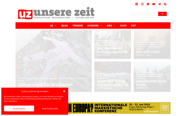 www.unsere-zeit.de