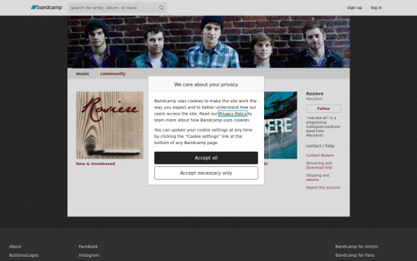 rosiere.bandcamp.com