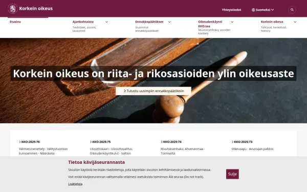 korkeinoikeus.fi