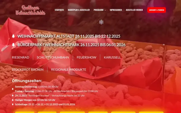 weihnachtsmarkt-reutlingen.de