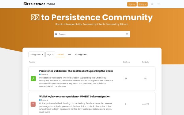 forum.persistence.one