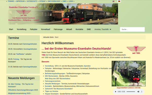 museumseisenbahn.de