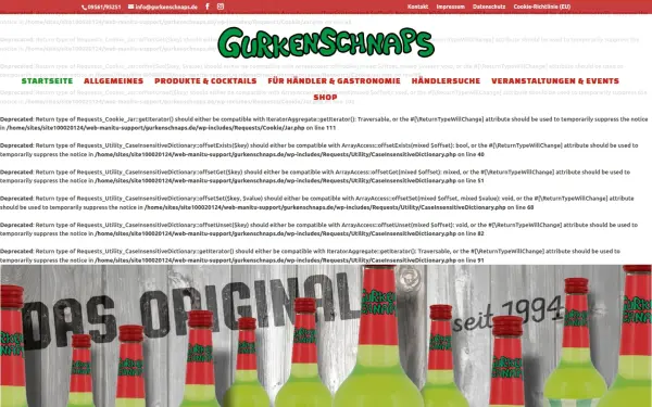 www.gurkenschnaps.de