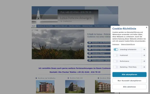 www.luxus-ferienwohnung-cuxhaven.de