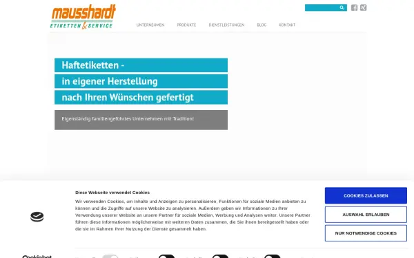 mausshardt-etiketten.de