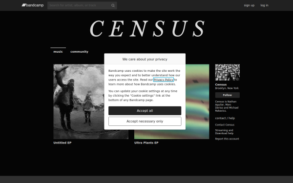 census.bandcamp.com