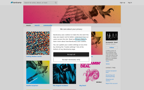 screamindeal.bandcamp.com