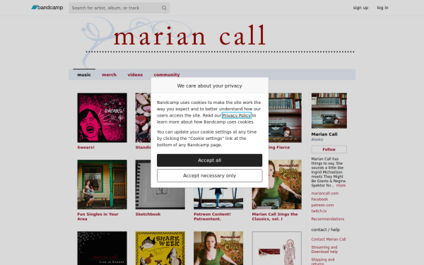mariancall.bandcamp.com