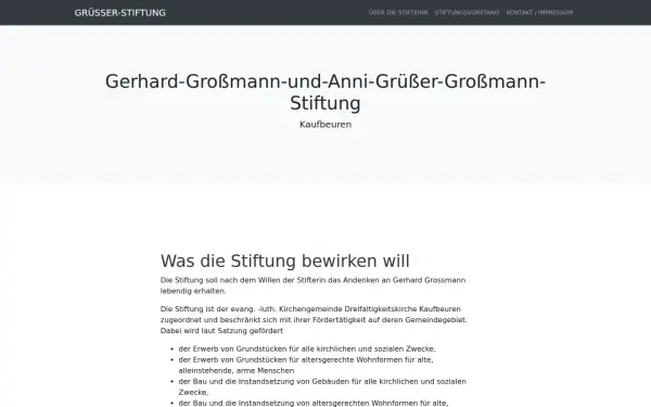 www.gruesser-stiftung.de