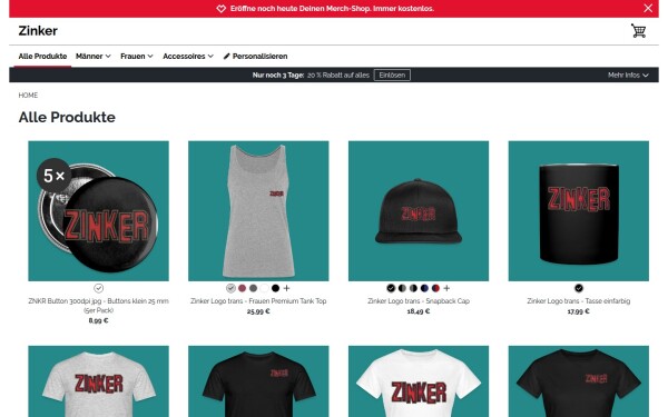 zinkerband.myspreadshop.de