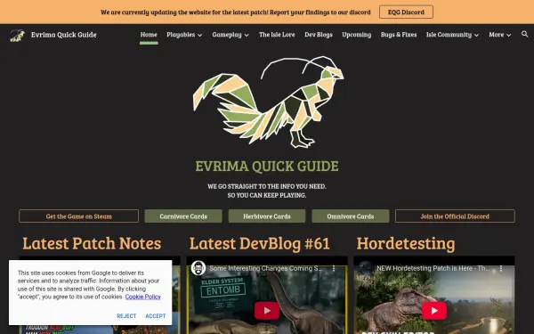 www.evrimaquickguide.com