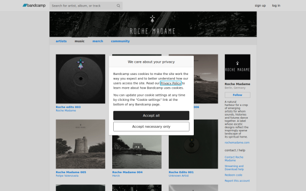 rochemadame.bandcamp.com
