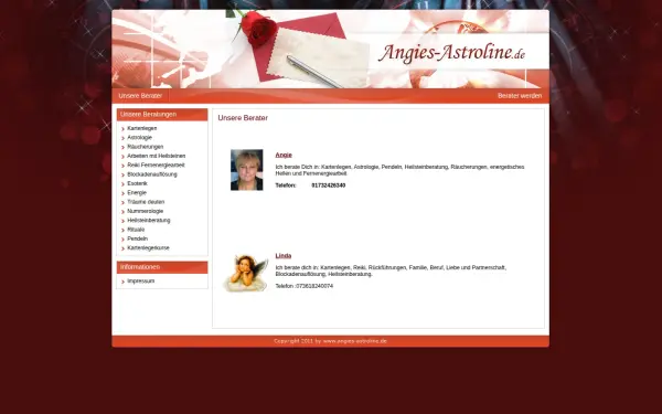 www.angies-astroline.de