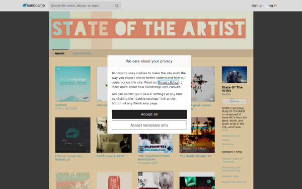 stateoftheartist.bandcamp.com