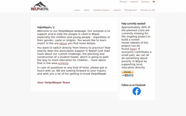 www.help4nepal.com