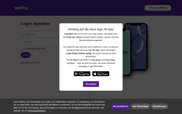 my.wefox.at