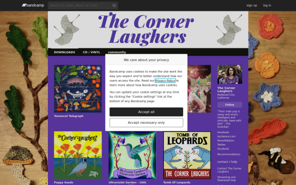 cornerlaughers.bandcamp.com