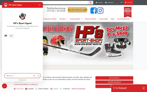 hockey.hps-sport-shop.de