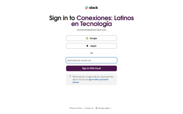 conexionespodcast.slack.com