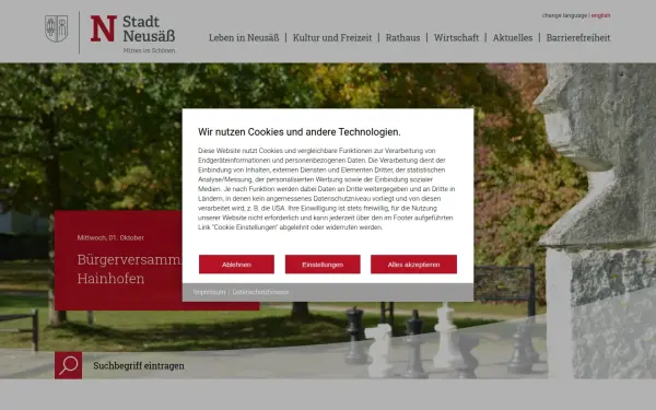 www.neusaess.de