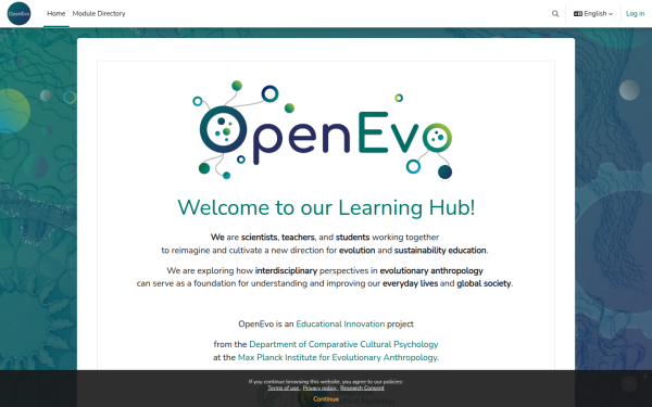 openevo-learninghub.eva.mpg.de
