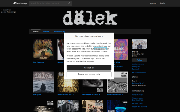dalek.bandcamp.com