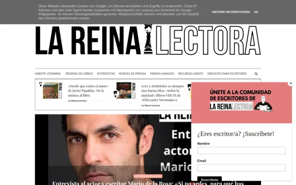 www.lareinalectora.com