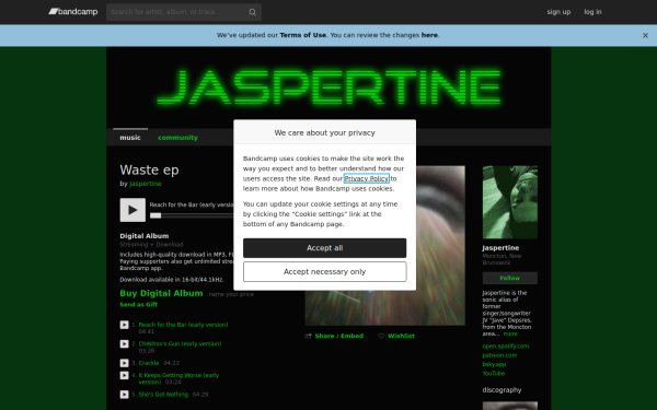 jaspertine.bandcamp.com
