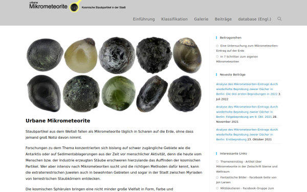 www.micrometeorites.org