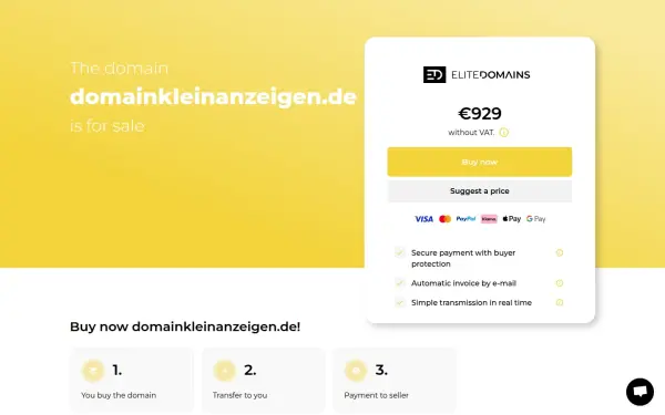 domainkleinanzeigen.de