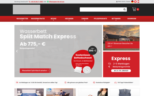 www.megadealwasserbetten.at