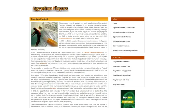 www.egyptianplayers.com