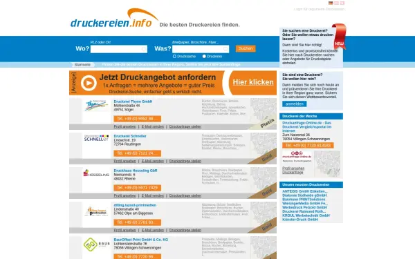 www.druckereien.info