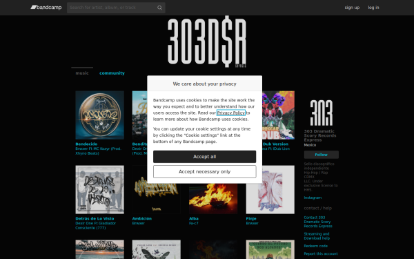 303dramaticscoryrecordsexpress.bandcamp.com