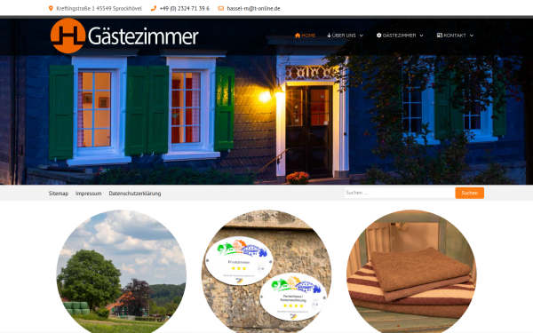 gaestezimmer-hassel.de